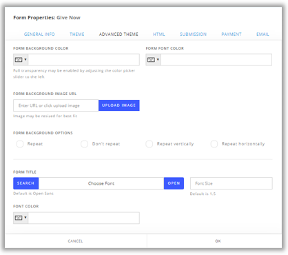 Customize Your Form